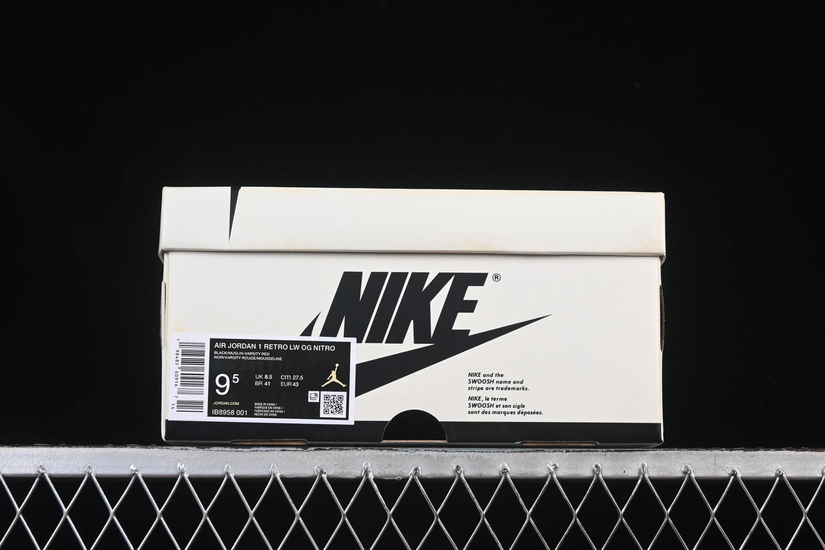 All categories Air Jordan Jordan series basketball shoes Air Jordan 1 Low foreign trade version Nigel Sylvester x Air Jordan 1 Low AJ1 Joe 1 joint low-top cultural casual sneakers IB8958-001